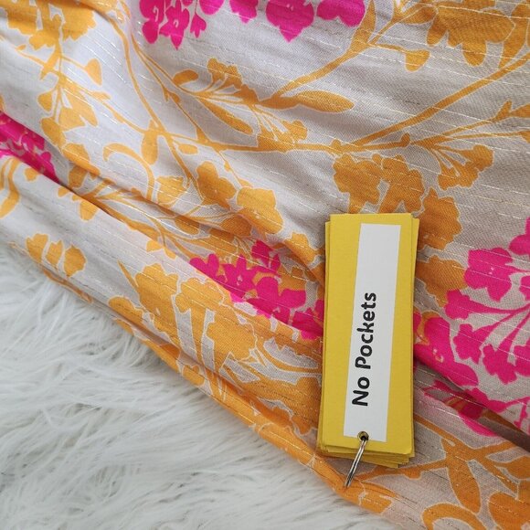 Old Navy Y2K Maxi Dress XXL Tiered Boho V-Neck Metallic Sleeveless‎ Beach Lined - Picture 7 of 12